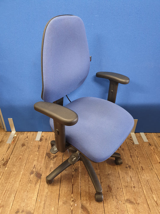 Fully Adjustable Office Chair Blue