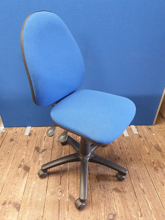 2 Lever Office Chair Blue