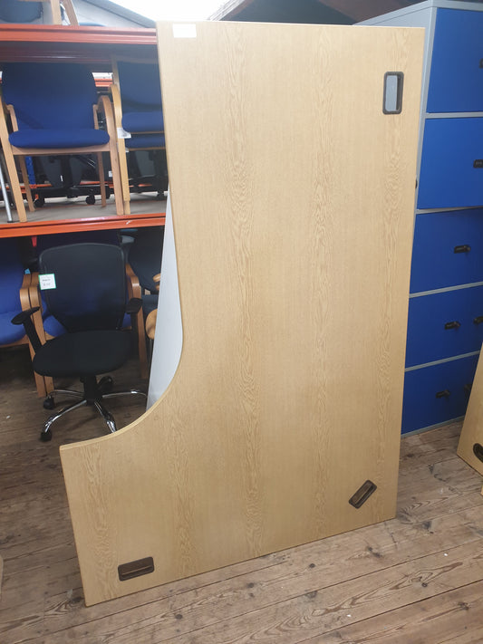 Desk, Wooden, Radial 180cm x 120cm