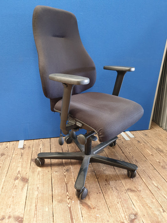 Adjustable Chair Arms Lumbar Black