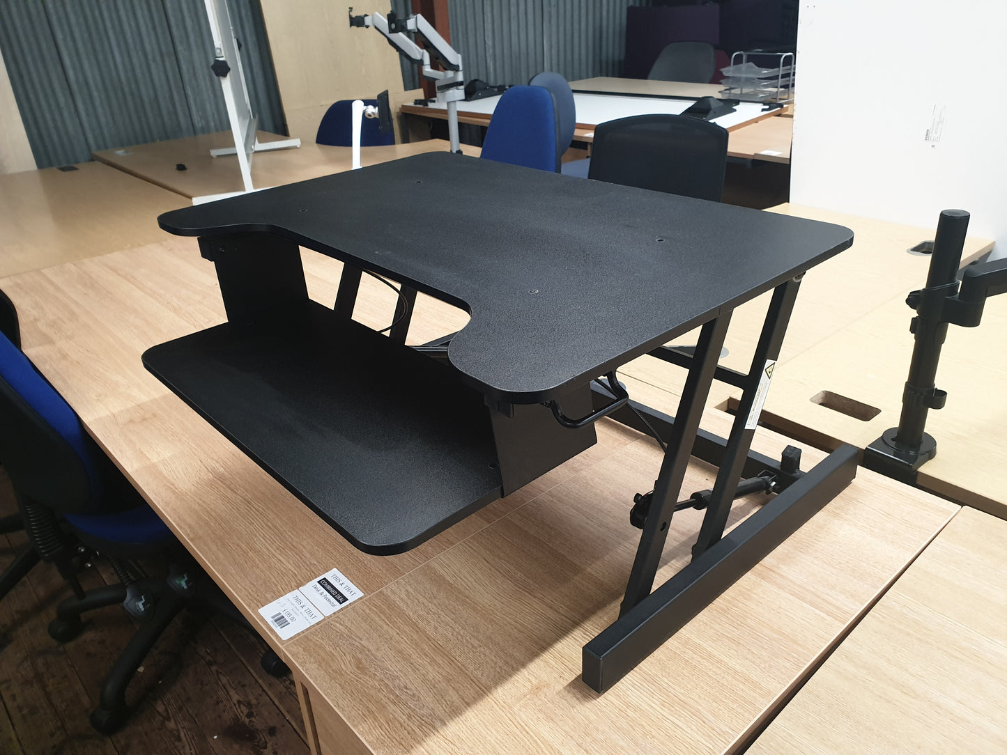 Adjustable Sit Stand Desk Riser