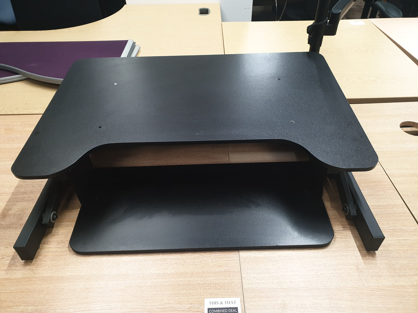 Adjustable Sit Stand Desk Riser