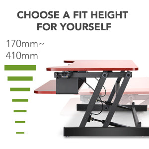 Adjustable Sit Stand Desk Riser